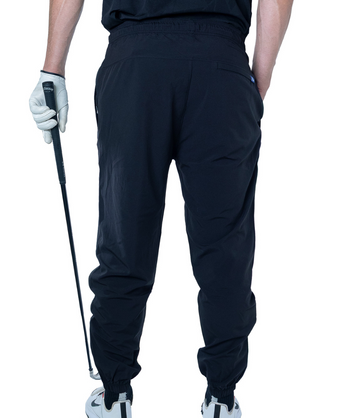 Black Golf Joggers (Golf Pants): Slim Fit
