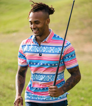 A Fine Line Golf Polo: Slim Fit