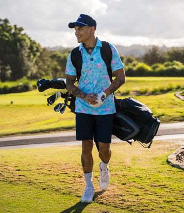 Flamin Flamingos Golf Polo