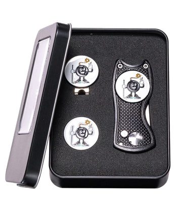 Golf Gift Set: Divot Tool ┃ Ball Markers