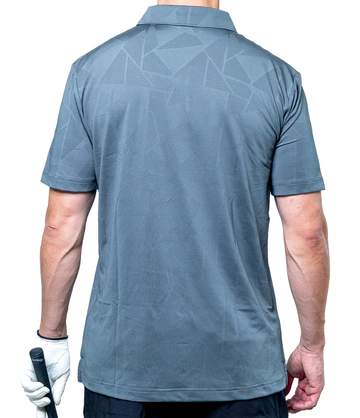 Performance Golf Polo: Grey (Athletic Fit)