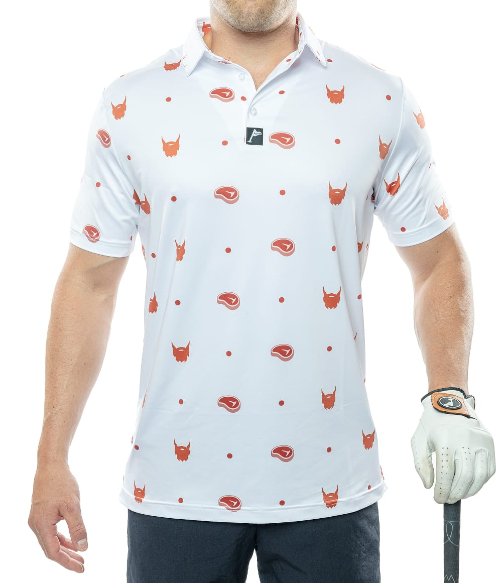 Beards & Beef Golf Polo