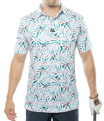 Forest Flair Golf Polo: Slim Fit