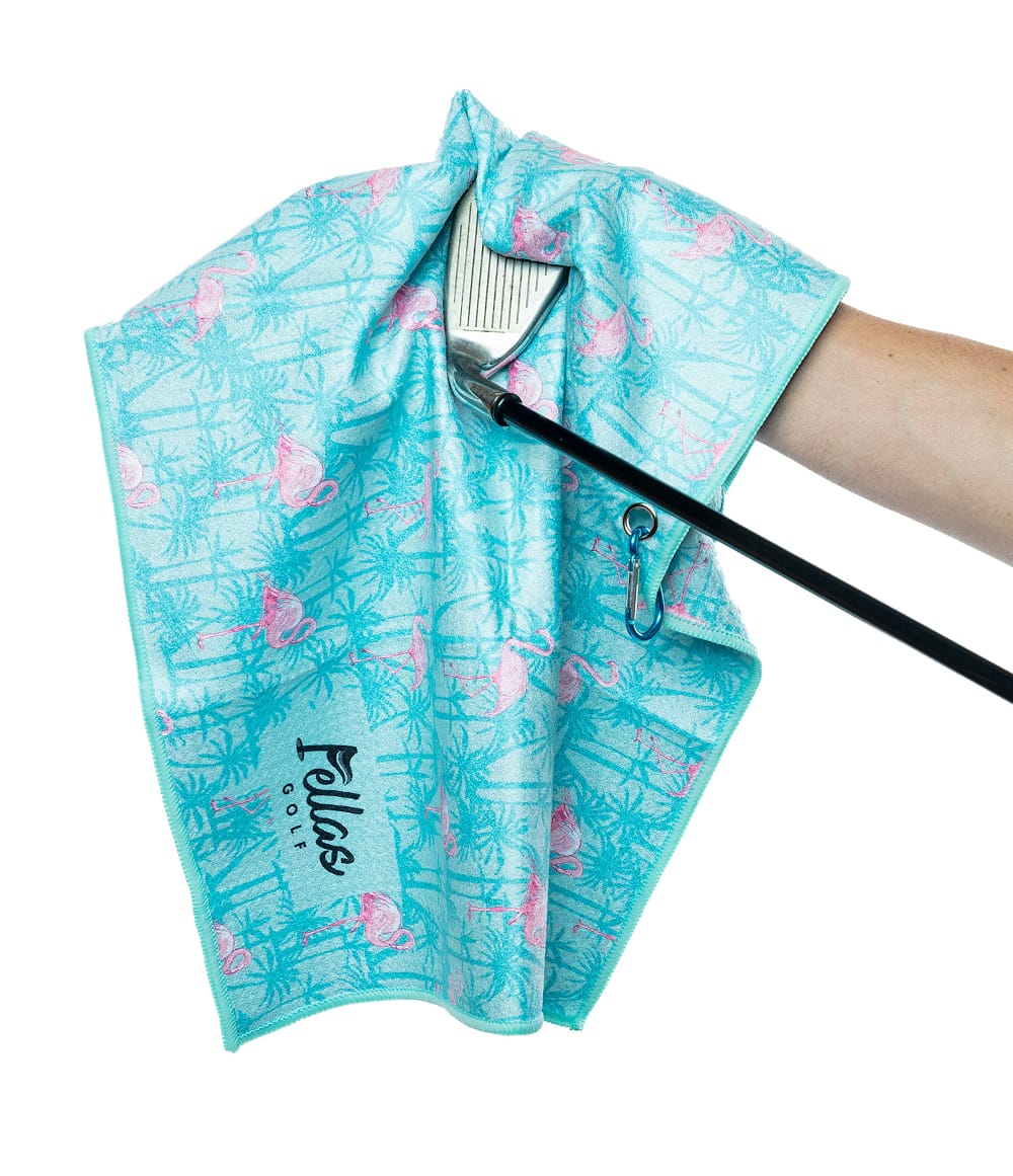 Golf Towel - Flamin Flamingo